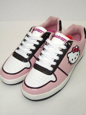 NEW! Hello Kitty by Sanrio Women's Pink Casual Court Sneakers